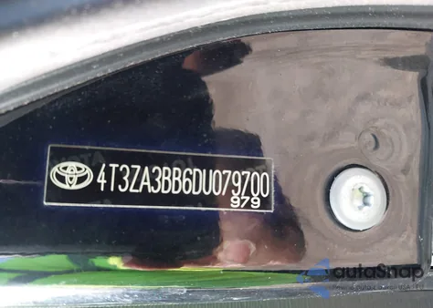 2013 Toyota Venza Le z USA, uszkodzony, nr VIN 4T3ZA3BB6DU079700